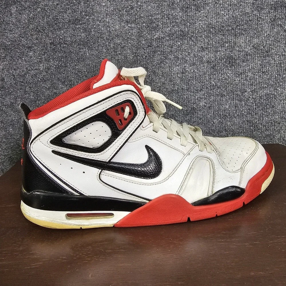 Nike Mens Air Flight Falcon Multicolor‎ Leather Basketball Sneakers Size 11.5